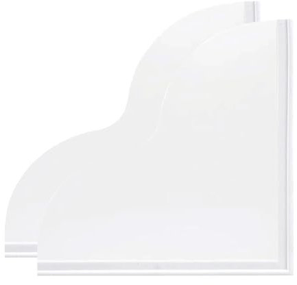 Kit de protection anti-éclaboussures pour baignoire – 2 pièces de protection anti-éclaboussures en silicone pour coin de douche | Accessoires de baignoire pour garder l'eau dans la douche ou la