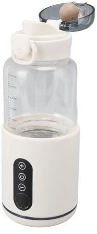 Calentador de Biberones Portátil, Calentador de Agua y Leche Inalámbrico de 300 Ml, Recargable por USB para Fórmula para Bebés, Hervidor Eléctrico de Gran Capacidad para Viajes y