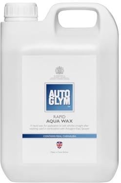 Autoglym Rapid Aqua Wax, 2.5L – Liquid Car Wax to Protect All Exterior Surfaces including Car Paint, Rubber and Glass, Use with Easy Sprayer