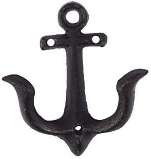 OSOLADY 1pezzi Ancora Decorativa in Pendente Da Parete Forma Di Ancora Decorazione Per Camera Da Adatto Per Interni Ed Esterni Colore