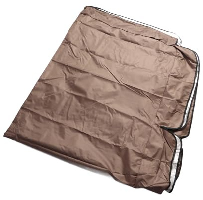 RiToEasysports Byte Av Svängkapell Vattentät Silverbelagd Oxfordduk för Utomhusbruk 190x132cm (Brun)