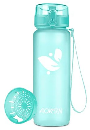 AORIN Trinkflasche - 750ml - Wasserflasche BPA-Frei & Tritan Auslaufsicher Sportflasche, Erwachsene,Trinkflasche Kinder, Fitness,Laufen,Yoga,Fahrrad,Outdoor