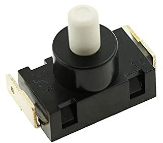 NUHFUFA KAN-J4 Interrupteur à Bouton Poussoir 2 Broches 16 A 125 V 8 A250 V Accessoire pour aspirateur