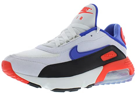 NIKE Air Max 2090 EOI GS Running Trainers CW1650 Sneakers Schuhe (UK 6 us 7Y EU 40, Summit White Black 100)