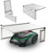 PreGaRo MÄHROBOTER & GARAGEN Carport Schutz vor Regen Rasenroboter Garagendach Mährobotergarage Premium Metall (PG357)
