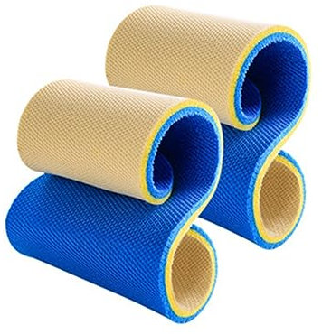 FRCOLOR Einlegesohlen Für Männer Atmungsaktive Schuheinlagen Schweißabsorbierend Gelb Blau Größe 44 Für Sport Und Alltag