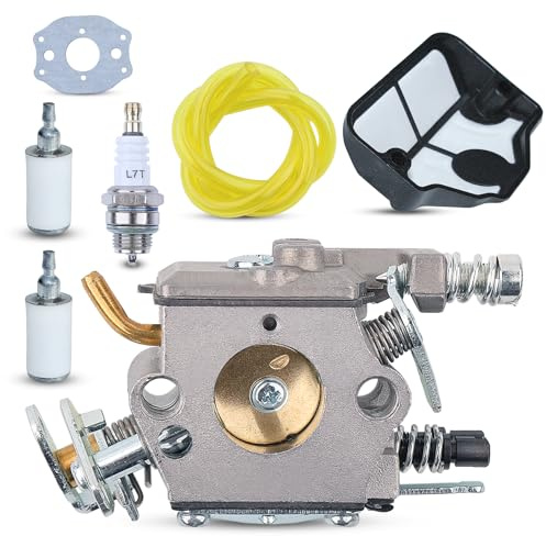 Carburateur pour Husqvarna 36 41 136 137 141 142 Tronçonneuse, ADEFOL Pièces de Rechange Accessoire Moteur Numéro de Pièce OEM WT-834 Kit de Réparation de Carburateur
