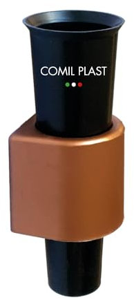 Comil Plast | Florero con Soporte Adhesivo para nicho de Cementerio - Florero pequeño de plástico 9,7x3,5 cm