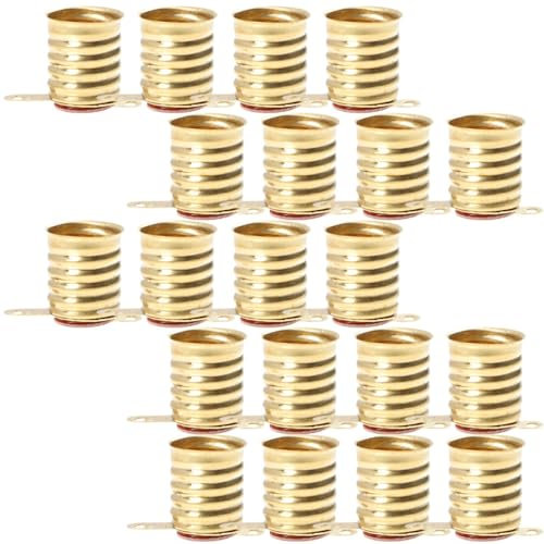 OSALADI 50stücke Lampenfassung Aus Vollkupfer Kurze Schraubfassung Für Led-kleineuchten Robust Und Rostfrei Geeignet Für Elektrische Experimente Diy Und Schulphysikversuche