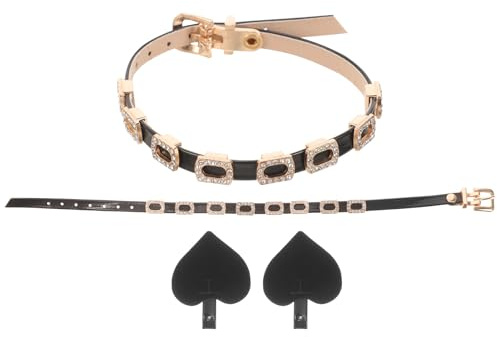 IMIKEYA Cinturini Regolabili per Tacchi Alti da Donna, Cinturini Anti-allentamento Strass Neri Lucidi 0,7 Cm, Accessori Decorativi per Scarpe Tacchi per Uso Quotidiano e Cerimonie