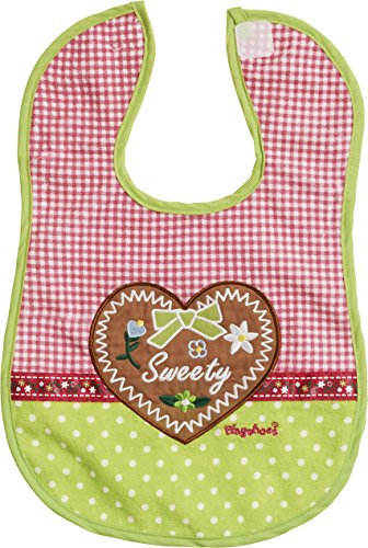 Playshoes 507126-373 Klett-Lätzchen, Babylätzchen Landhaus, Wasserdichte Unterlage, 33 x 26 cm