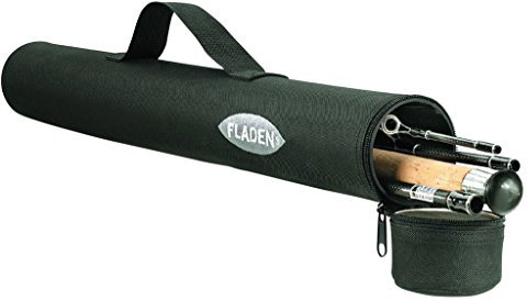 FLADEN Rutentransportrohr, dieses Hardcase ist sehr stabil, Kappe gepolstert mit Schaumstoff, mit Schulterriemen, 150cm, Durchmesser 7,5cm
