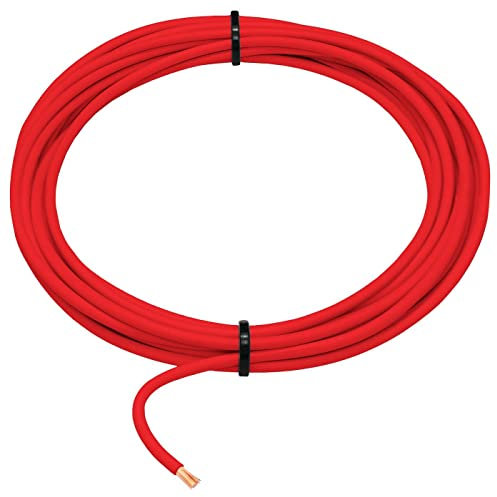 5m FLRY Fahrzeugleitung Rot 2,5mm² rund Kabel Litze KFZ Stromkabel