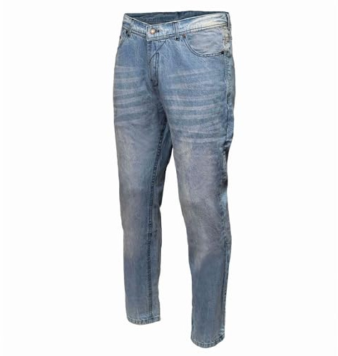 Milwaukee Leather Men's Classic Motorcycle CE Armored Riding Denim Jeans Pants Reinforced with Aramid Fibers - 38 x 32