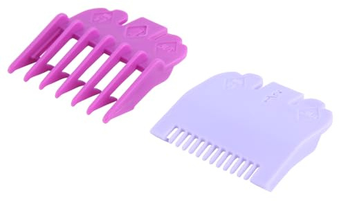 Iyalezirk 2 Piezas/Set Guía Cortapelos Peine Barba Trimmer Peine Trim Trim Trim Cabeza Afeitadora Peine Reemplazo Cortadora