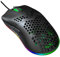 HOMSFOU Souris D'éclairage Programmable Souris Filaire Souris Rvb Black