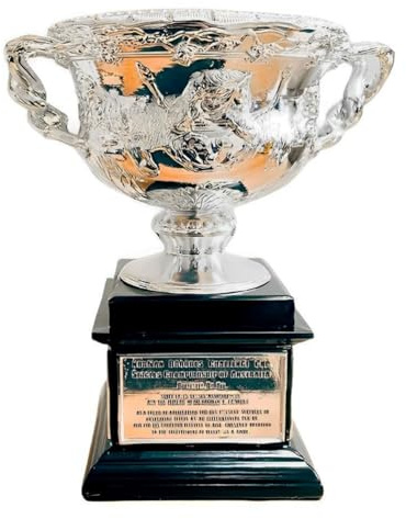 YYDSTES Réplica del Mini Trofeo de Tenis Masculino del Abierto de Australia de 6,3 Pulgadas,Trofeos de Campeones del Grand Slam,Coleccionables y Recuerdos,Adornos para la Oficina y EI Hogar Regalos