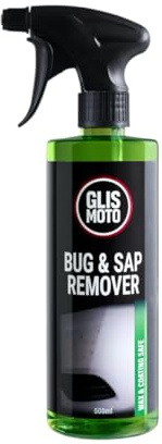 Glismoto Bug and Sap Remover 500ml – Powerful Ready-to-Use Cleaner for Flies, Tree Sap & Bird Droppings | Safe on Paint, Vinyl & Plastics | Wax & Coating Safe Formula (500ml)