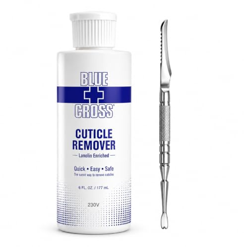 Fresh Powder Kit Cuticules – Dissolvant Cuticules 177 ml + Repousse-Cuticules Professionnel en Acier Inoxydable – Ramollit et Élimine les Cuticules – Manucure & Pédicure Maison