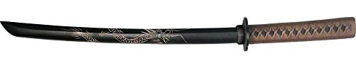 BladesUSA 1808d Samurai Épée d'entraînement en Bois en Bois 76,2 cm Wakizashi