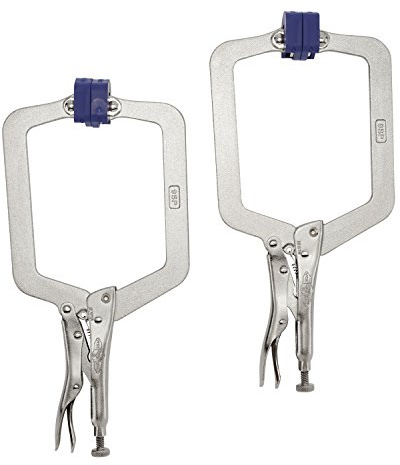 IRWIN Vise-Grip C Clamp, Locking, 2-Piece (45619), Silver