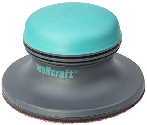 wolfcraft Flächenschleifer I 5894000 I mit Klettgewebe zum schnellen Schleifpapierwechsel I Ø 125 mm I für schnelles Schleifen - Made in Europe