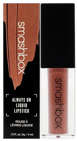 Smashbox Always On Longwear Matte Liquid Lipstick| Long Lasting, Waterproof + Non-Drying, 0.13 Fl Oz,Stepping Out
