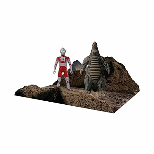 Mezco Ultraman och Red King 5 Points actionfigur i låda