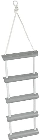 GATE14® Rope Ladder, Temporary boarding ladder with 5 Plastic Steps 146 x 30 cm