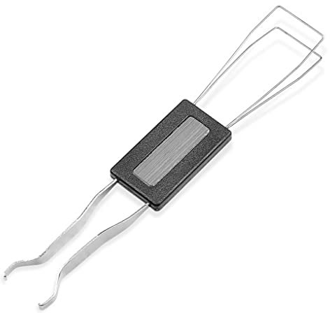 IOIUSKKU Estrattore per estrattore di Tasti universali 2 in 1 Tastiera Meccanica Portatile Strumento per la Pulizia dell'estrattore di Cappucci per Tasti della Tastiera Manutenzione