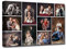 LZIMU Collage Leinwanddrucke mit Ihren Fotos individuelle Collage mit mehreren Bildern Wanddekoration personalisierte Collage Bild Leinwand mit Rahmen (Bild-14,20x30cm)