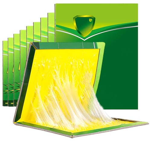 Ulixii Sticky Pest Trap for Multiple Insects in Indoor Outdoor Home（6pack）