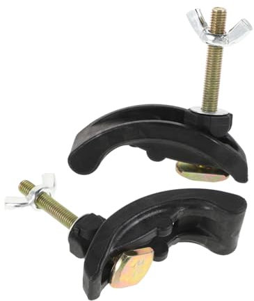 OSALADI 2pcs Plastic Black Press Plate Clamp for Working Table Iron Press Clip Engraving Machine Press Plate Clamp Press Plate Fastening