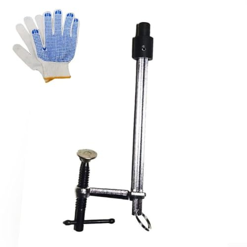 Morsetto regolabile per banco da lavoro in metallo con impugnatura, morsa da tavolo per apertura da 16 mm/28 mm, strumento di serraggio per officina di saldatura (16 mm)