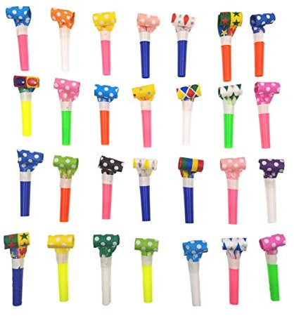 JZK 20x Trombette Colorate per Feste Carnevale, bomboniere regalini per Festa Compleanno Accessori Feste Bambini