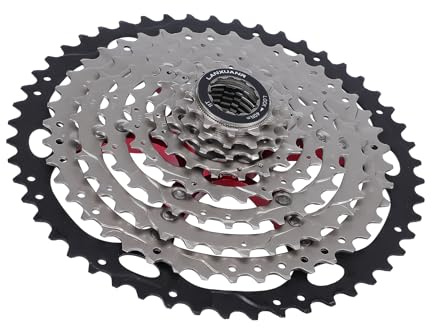 LANXUANR 9-växlad Cykelkassetter passar för Mountainbike, landsvägscykel , Superlätt (11-50T)