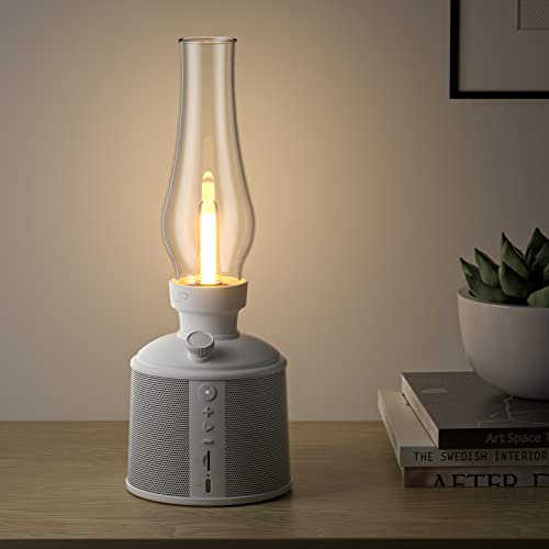 GOLUMUP Bluetooth Lautsprecher Mit Licht Und Unendlicher Dimmung - Tragbare Box Mit 10W Audioausgang, IPX4 Wasserdicht, Bluetooth 5.3 Für Indoor Und Outdoor