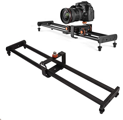 Kamera-Slider-Dolly, 60 cm Motorisierter Kamera-Slider, Video-Slider, Videomodus und Zeitrafferfotografie, Motorisierter Manueller Kamera-Slider und Bewegungssteuerung