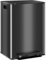 HOMCOM Dual Kitchen Bin, 2 x 30L Stainless Steel Double Pedal Bin with Soft-Close Lid, Removable Inner Buckets and Handles for Recycling and Waste, Black