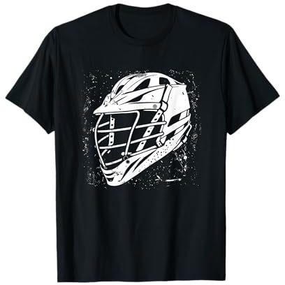 Lacrosse Helm Zeichnung Outdoor Sport T-Shirt