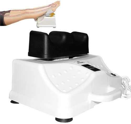 Pveanns Appareil de Massage des Pieds Swing Foot Massager, Appareil de Fitness Blood Chi Machine, Appareil d'exercice aérobique Passif avec contrôleur, Vitesse réglable sur 10 Niveaux et minuterie