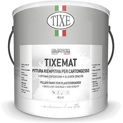 TIXE Idropittura Traspirante – Pittura per Interni Resistente e Traspirante per Pareti, TIXEMAT 14 LT