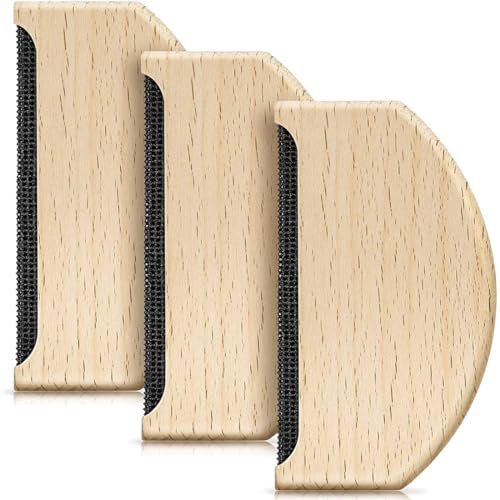 EOUIAV 3 Pezzi Pettini in Cashmere Levapelucchi, Togli Pelucchi Spazzola togli Pallini Lana Leva Pallini Maglioni，Pettine di Lana e Rasoio in Cashmere Estrattore di Lanugine in Tessuto Fuzz