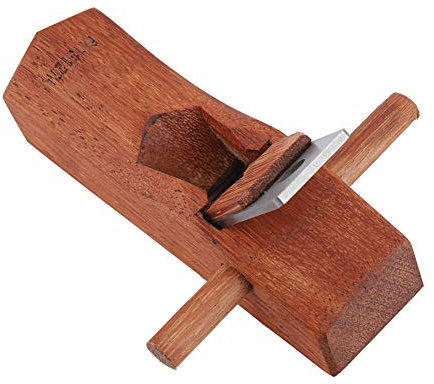 Pialla da Falegname, Pialla a Mano, Pialla per Legno, Pialla per Legno con Design a Punta in Ottone e Pialla in Acciaio Inossidabile, Pialla a Mano (127mm)