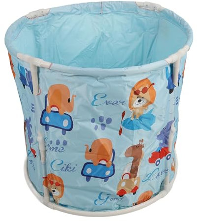 Baignoire Pliable, Baignoire de Trempage Portable, Conservation de la Chaleur, Aspect Mignon, Gain de Place, Baignoire Portable Polyvalente pour Enfants et Adultes, Baignoire