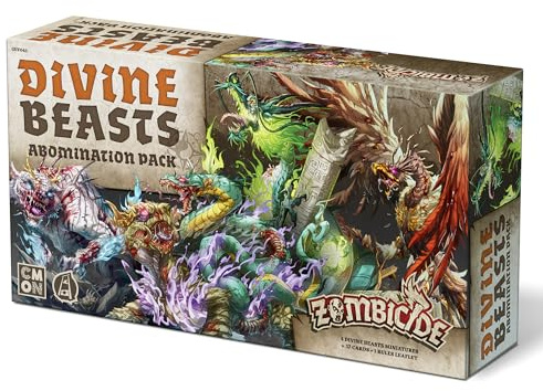CMON | Zombicide: White Death Expansion: Divine Beasts | Expansión de Juego de Mesa | A Partir de 14 años | 1-6 Jugadores | Más de 60 Minutos de Tiempo de Juego