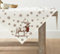Artoid Mode BüffelKaro Schneeflocken Rentier Weihnachten Tischdecke, Tischwäsche Winter Küche Tisch Dekoration Drinnen Urlaub Party Dekor 85x85 cm