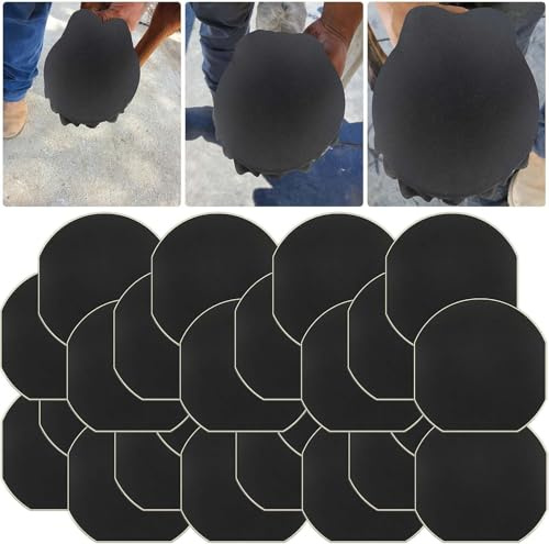 KMQRDZi Behandlungsschuh Pferdehufe, Hufpolster, Hufverletzung, Stark klebendes, Einfaches Atmungsaktives, Hufpolster zur Behandlung von Hufwunden, Zusätzlicher Schutz für Hufe, Schmerzschutz (24)