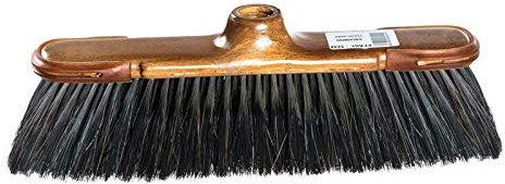 Escobón Danubio Pelo-Mezcla con cantoneras Salva-Muebles. Cerdas Ultra Suaves y Rosca Universal 22 mm.
