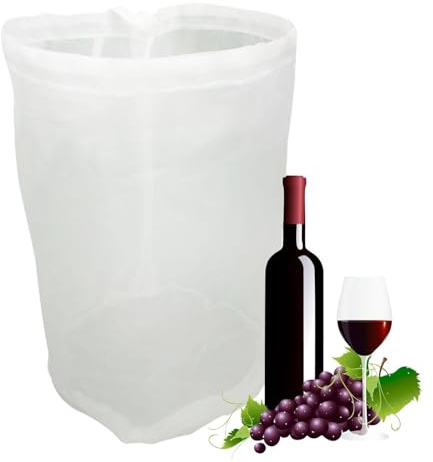 Strainer Bag - Straining Cloth | Straining Bag | Wine Filter Bag - Reusable Milk Strainer Bag - Durable Washable Tea Filter Bags Remain Smell and Useful, Nut Milk Bags for Straining